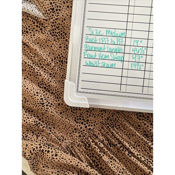 Old Navy Women's Boho Tiered Maxi Dress Sz M Long Sleeve Animal Print Flowy - Picture 11 of 16